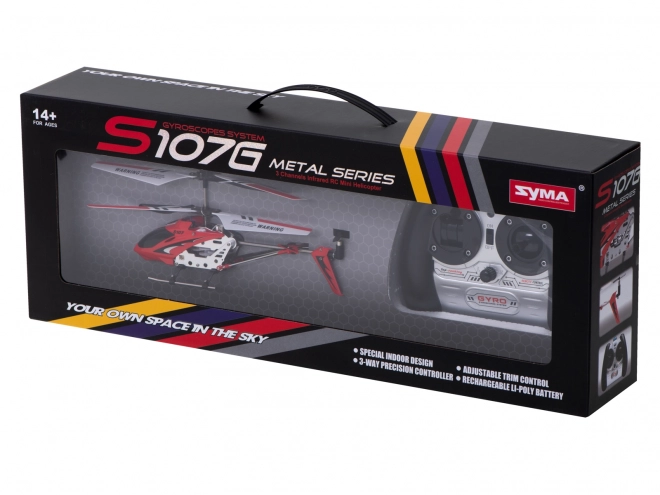 Remote Controlled Helicopter SYMA S107G Blue – Red