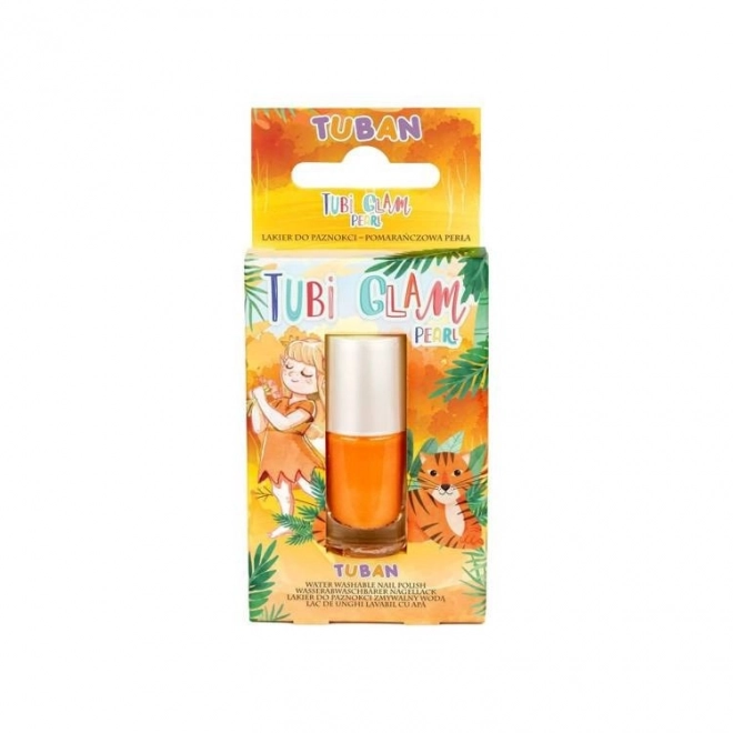 Orange Pearl Children's Nail Polish