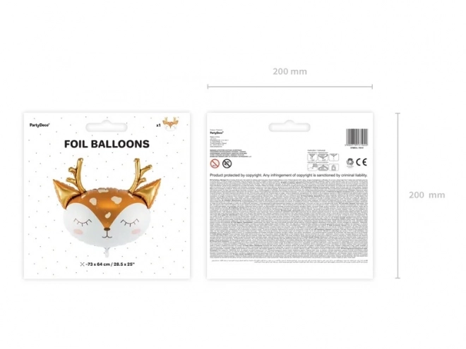 Foil Balloon Deer Head