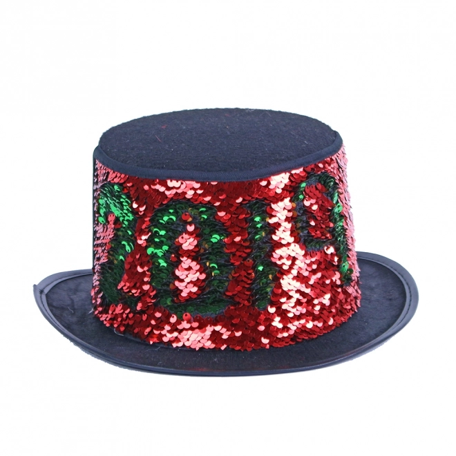 Sequin Red-Green Hat for Adults