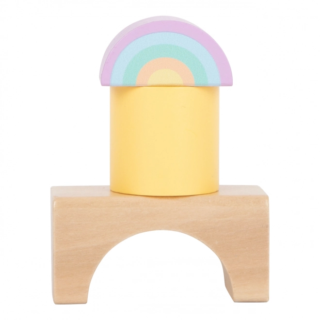 Pastel Wooden Blocks Set