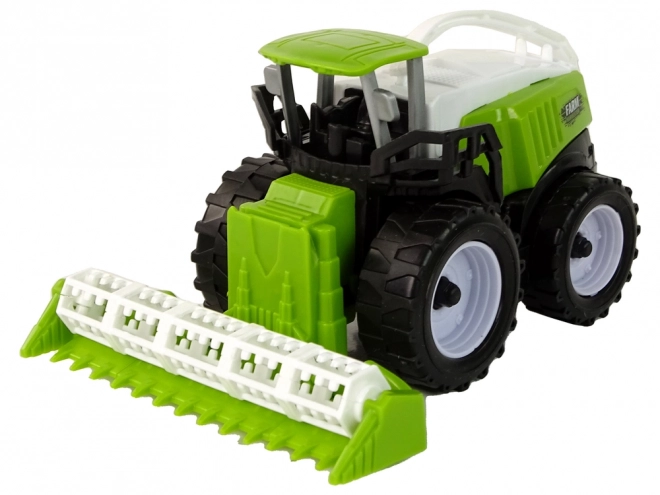 Green Farm Toy Tractors Set