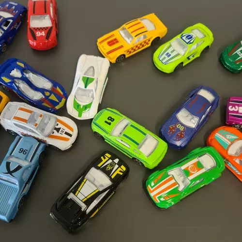 Colorful Diecast Cars Set 16 Pieces