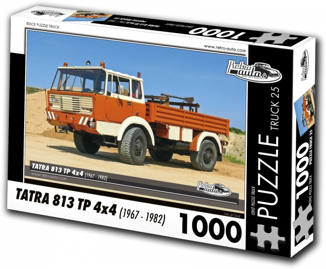 Retro Cars Puzzle Truck Tatra 813 TP 4x4 1000 Pieces