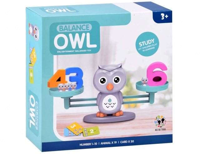 Educational Game Owl Balance Scale