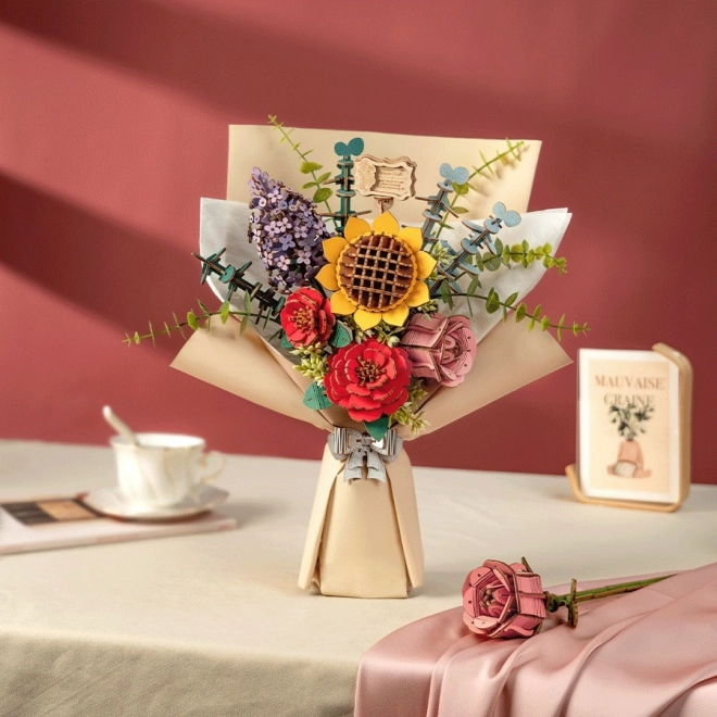 RobTime 3D Wooden Puzzle Bouquet