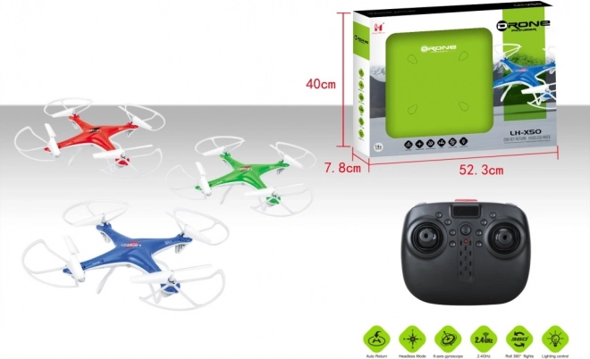 Dron Pioneer s 6-osnim žiroskopom in samodejno vrnitvijo