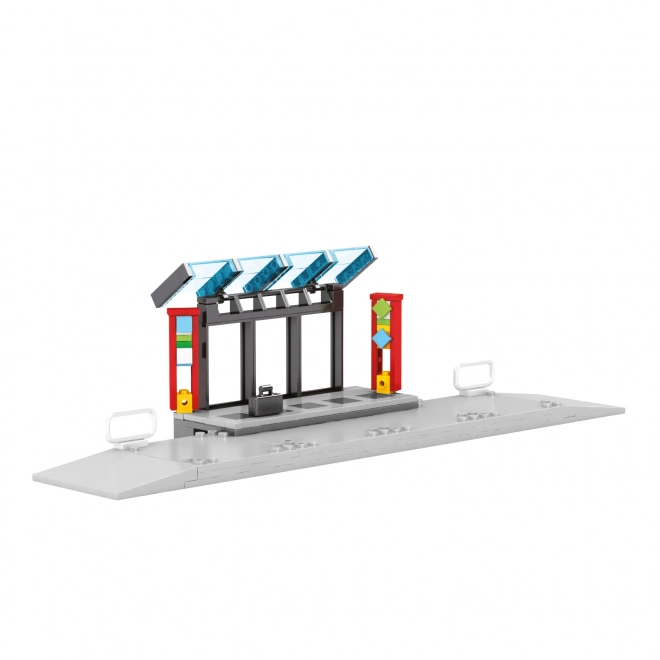 Compatible Construction Set with Tram on Batteries and Tracks