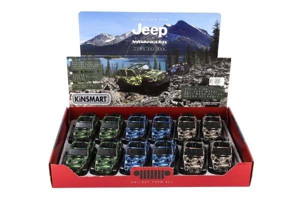 Kinsmart Jeep Wrangler Camo Edition Toy Car