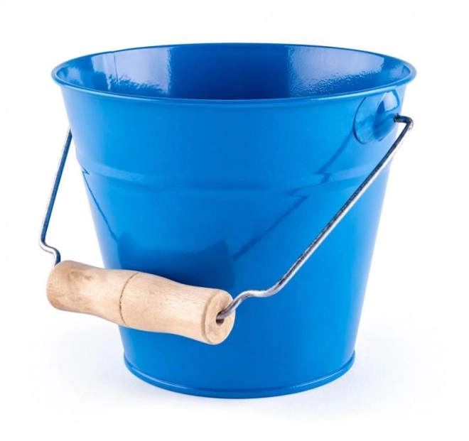 Blue garden bucket