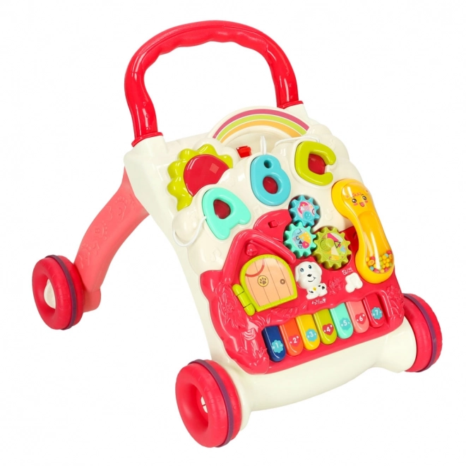 Interactive Baby Walker with Activity Table 4-in-1