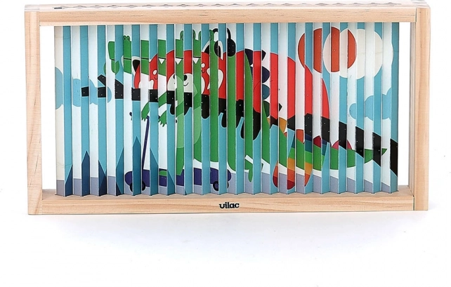 Puzzle en bois 4D Animaux par Vilac