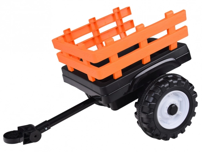 Large electric tractor with trailer and bucket for children