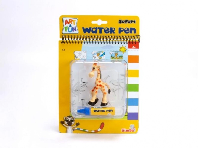 Safari Coloring Book with Water Pen