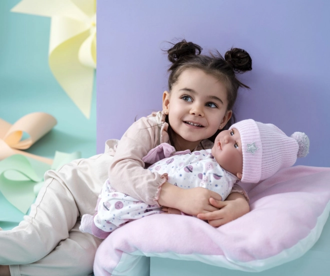 Blinking realistic baby doll Llorens with sounds 42 cm