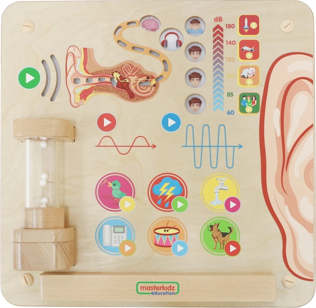 Masterkidz Tavola Educativa Sensi Visivi Montessori