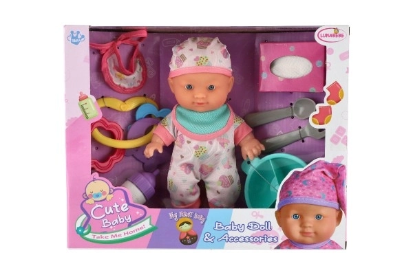 Cute Baby Doll 22cm With Accessories