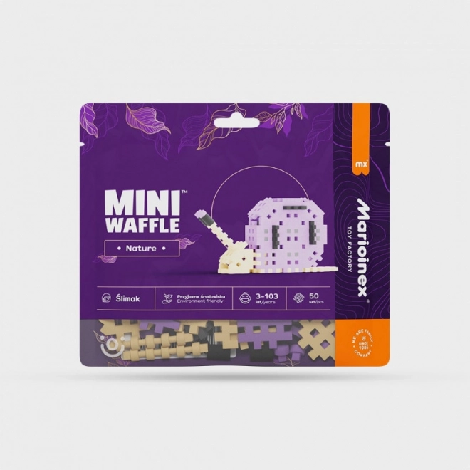 Mini Waffle Nature Snail Toy Set