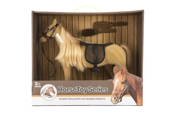 Large Grooming Horse Toy with Accessories