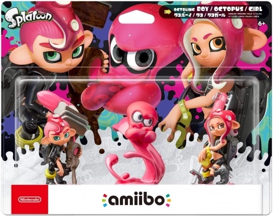 Amiibo Splatoon Octoling 3-Pack