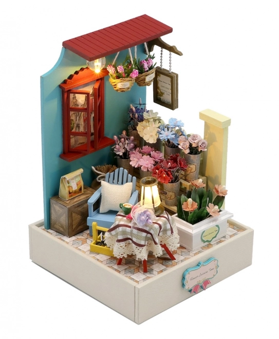 Miniature Flower Rest Room Model