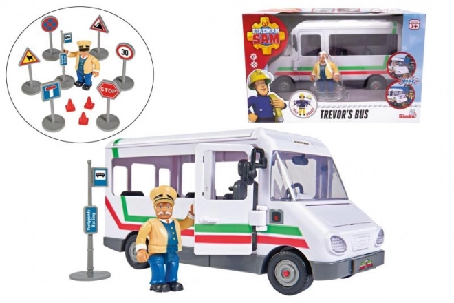 Fireman Sam Trevor's Bus Toy