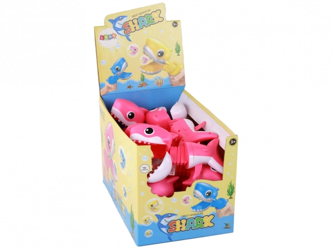 Interactive Pink Shark Biting Toy