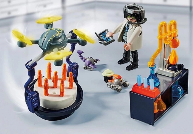 Scientist with Robots Playset