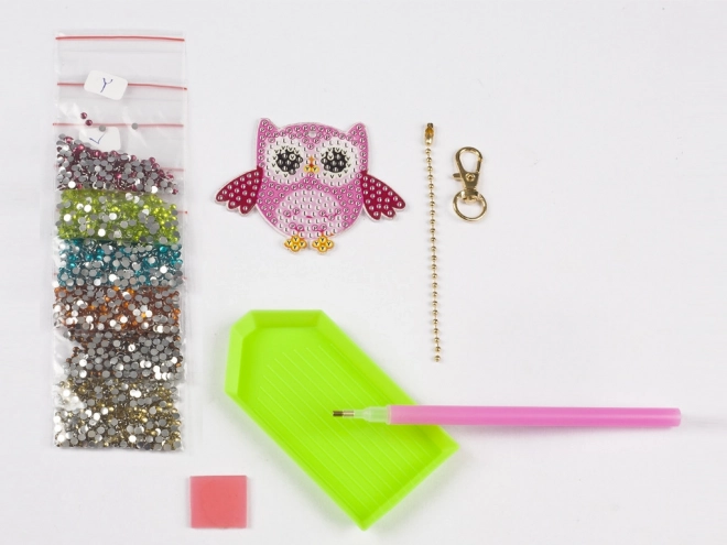 Create Your Keychain with Diamond Beads