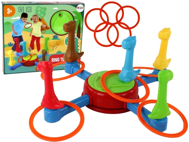 Dinosaur Carousel Ring Toss Game