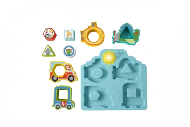 Fisher-Price Vehicles and Shapes Puzzle with Lights and Sounds