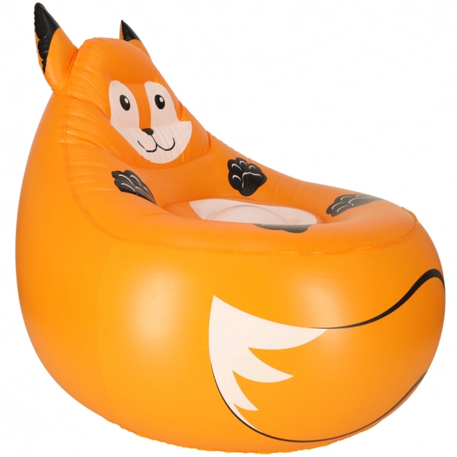 Inflatable Fox Armchair for Kids