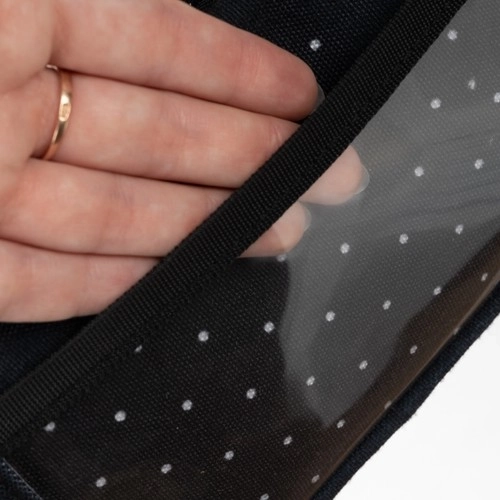 Expandable Triple Pencil Case - Black