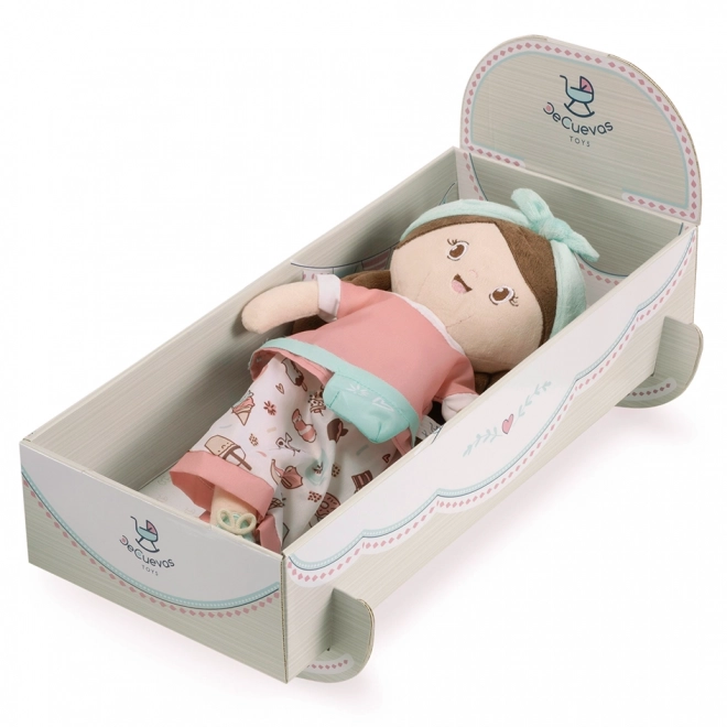 Sweet Plush Doll with Cradle