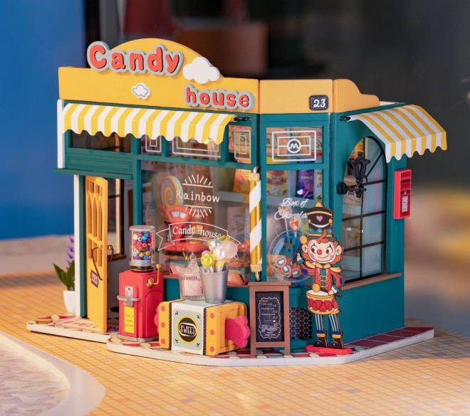 Rolife Rainbow Candy House 3D Miniature Puzzle