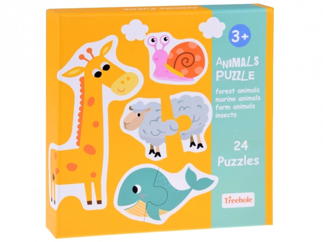 Colorful Animal Puzzle Set