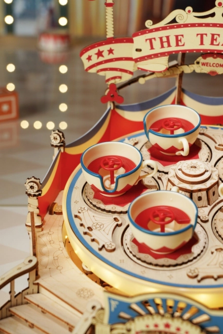 Robotics 3D Puzzle Music Box - Teacup Carousel