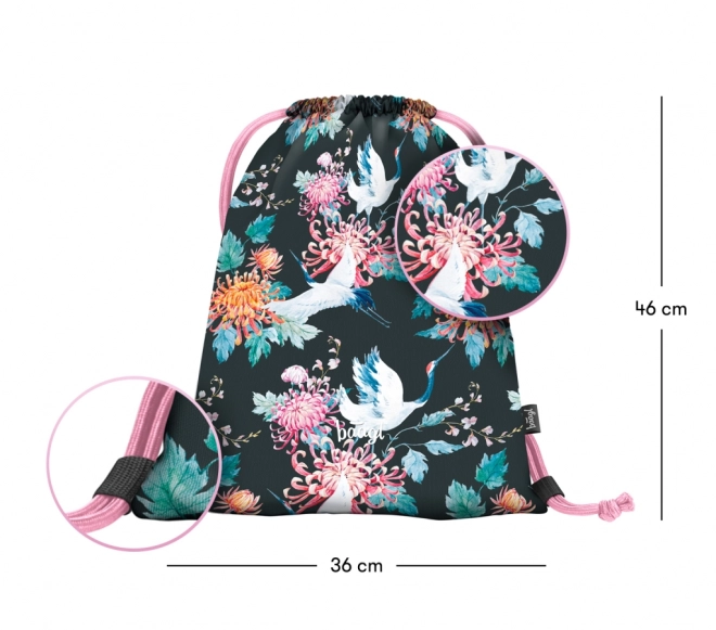 Birds Drawstring Bag for Shoes