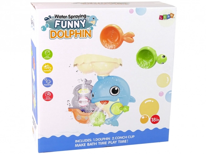 Bath Toy Dolphin Waterfall