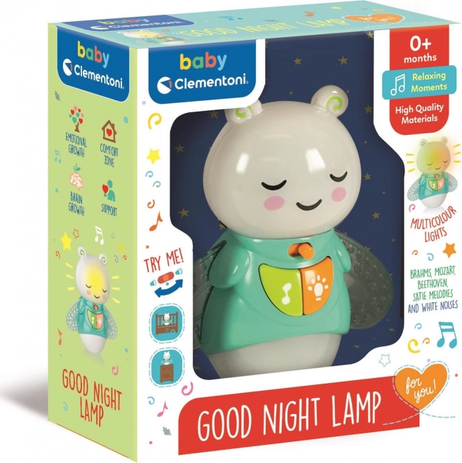 Clementoni Baby Firefly Night Lamp with Melodies