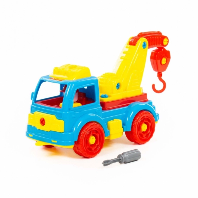 Crane Tow Truck DIY Construction Toy