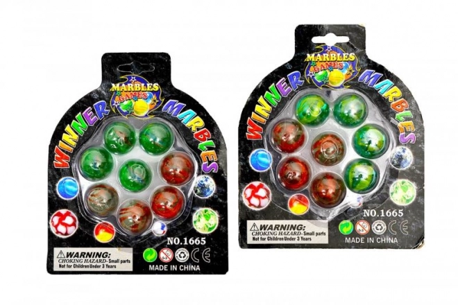 Glass Marbles Game Set