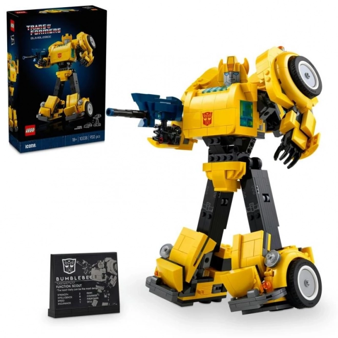 Lego Icons Transformers Bumblebee Model