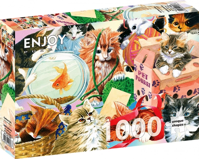 Curious Cats Puzzle 1000 Pieces