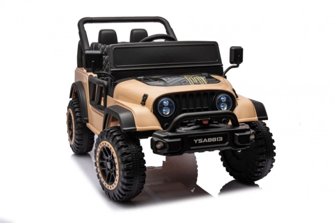 Battery-Powered Ride-On Car Khaki 24V