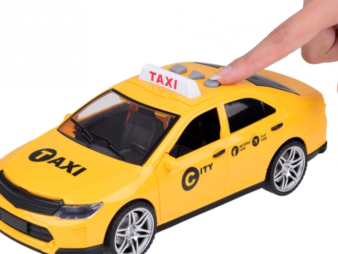 Interactive Taxi Toy with Light and Sound