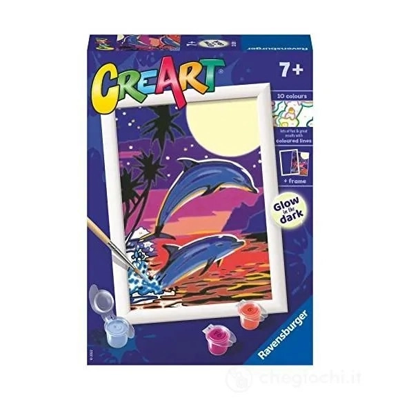 CreArt Dolphin Adventures Paint by Numbers Set