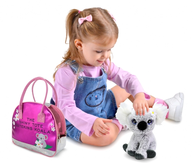 Plush Koala with Fashionable Handbag