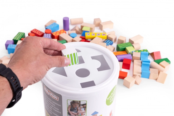 Eco-friendly children's wooden blocks