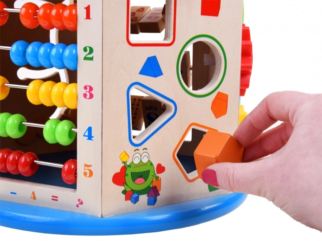 Educational Wooden Activity Cube 8-in-1